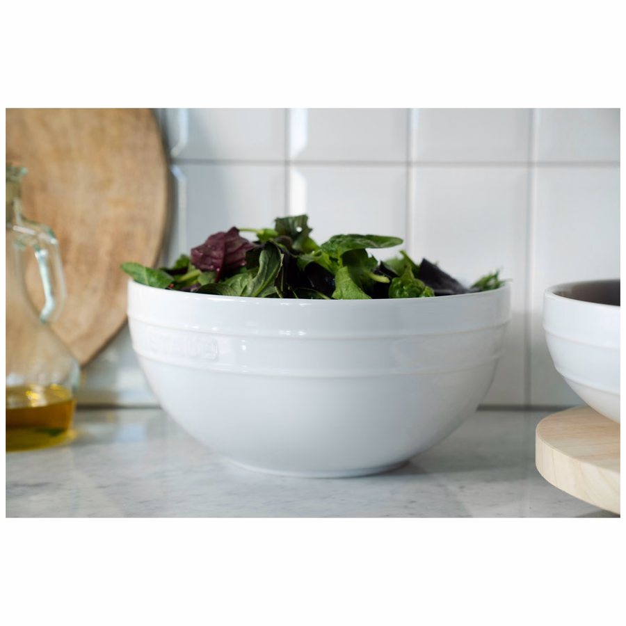 2-pc, Large Mixing Bowl Set, White