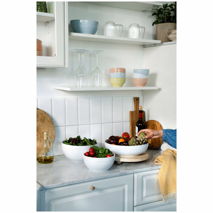 2-pc, Large Mixing Bowl Set, White