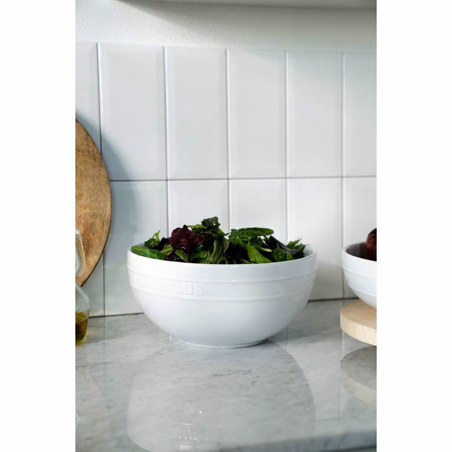 2-pc, Large Mixing Bowl Set, White