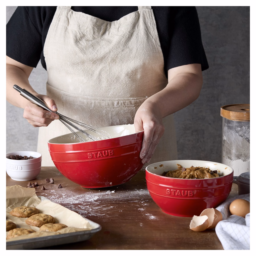 2-pc, Large Mixing Bowl Set, Cherry