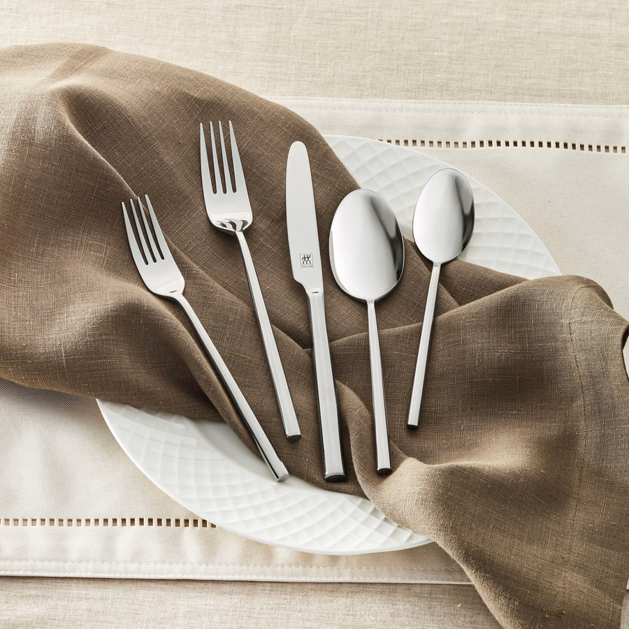 45-pc Flatware Set, 18/10 Stainless Steel