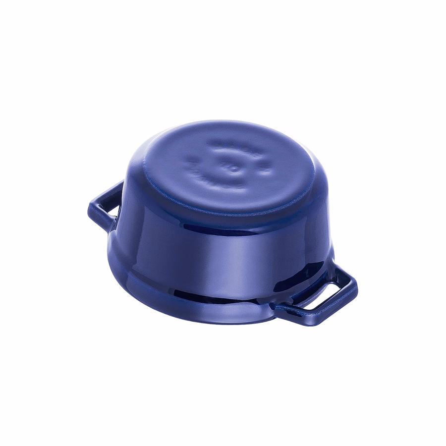 0.25 qt, Mini Round Dutch Oven, Dark Blue