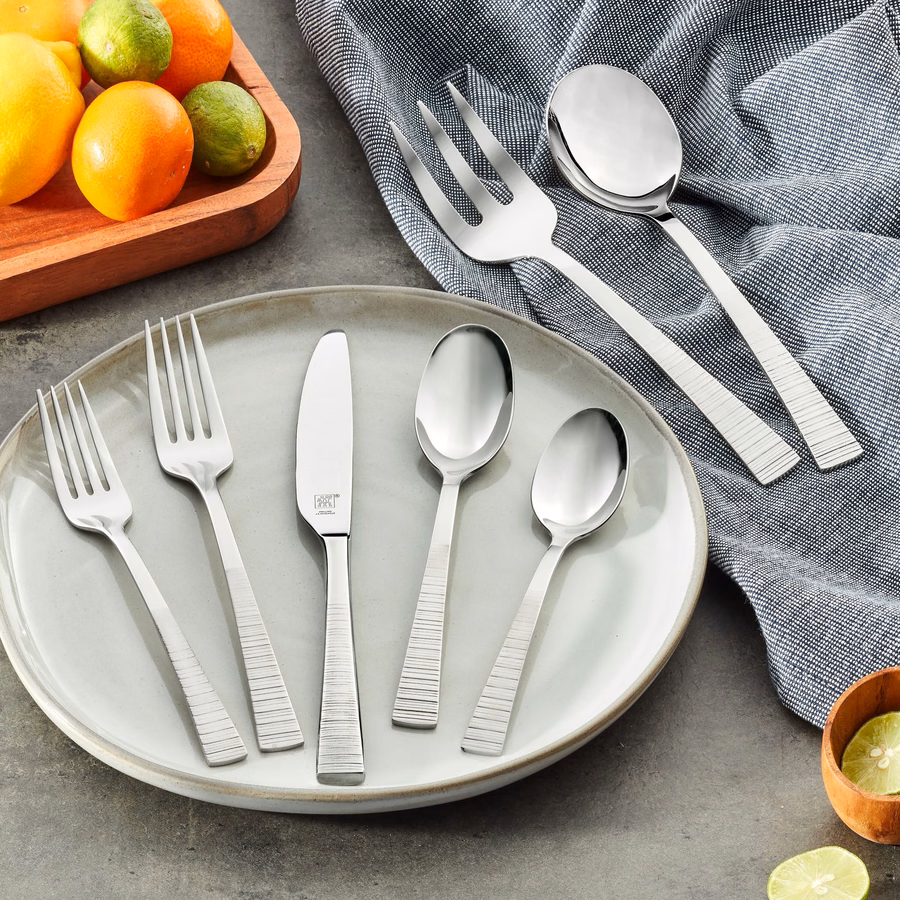 42-pc Flatware Set, 18/10 Stainless Steel