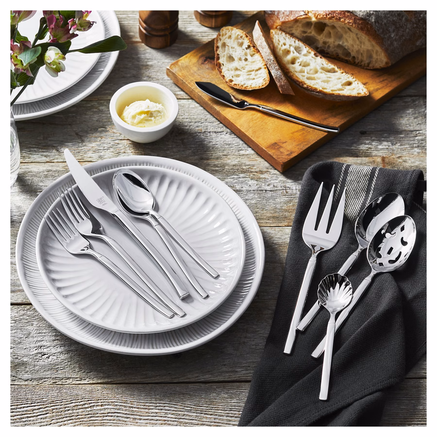 45-pc Flatware Set, 18/10 Stainless Steel