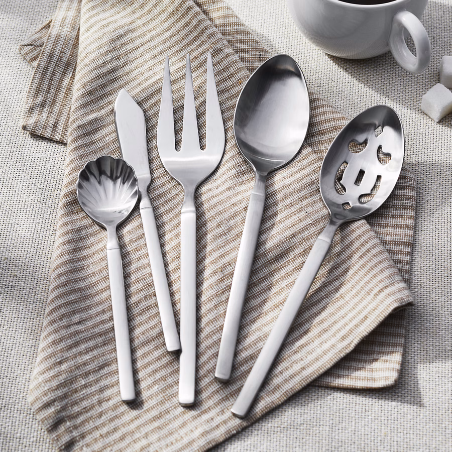 45-pc Opus Satin Flatware Set, 18/10 Stainless Steel