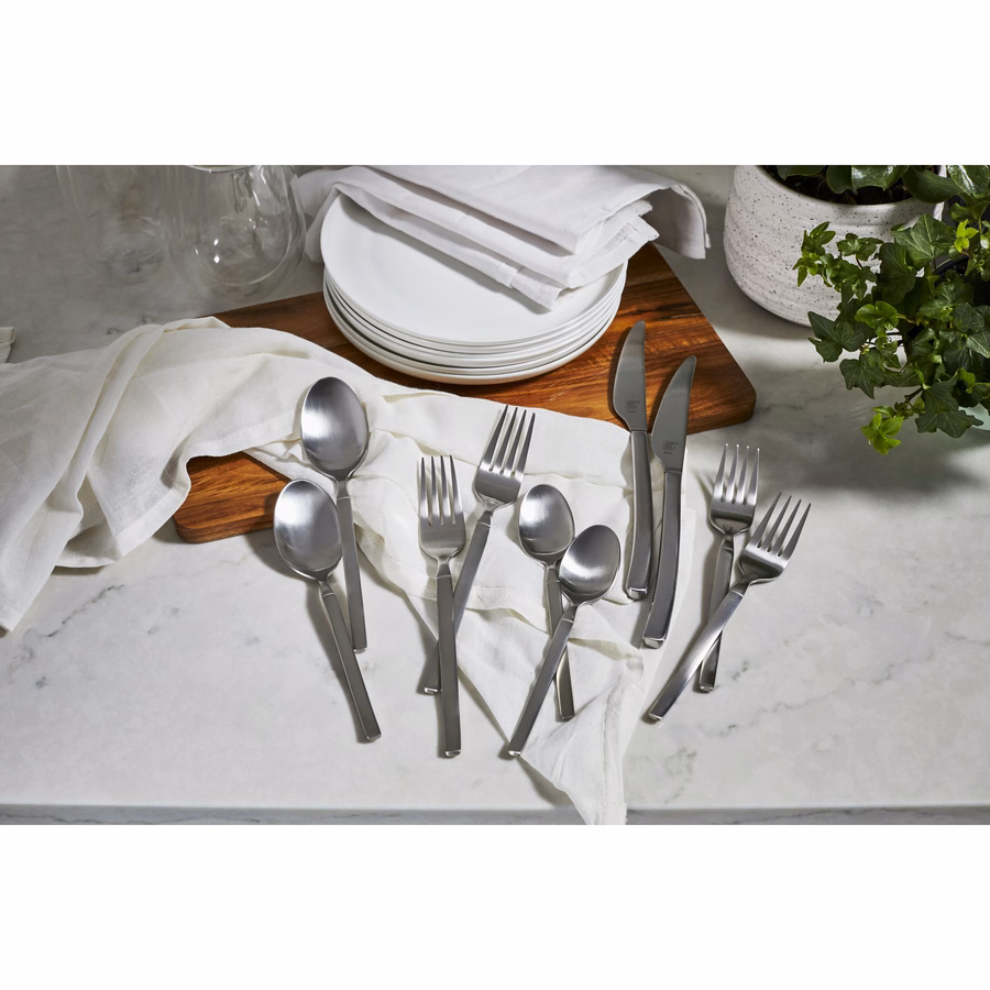 45-pc Opus Satin Flatware Set, 18/10 Stainless Steel