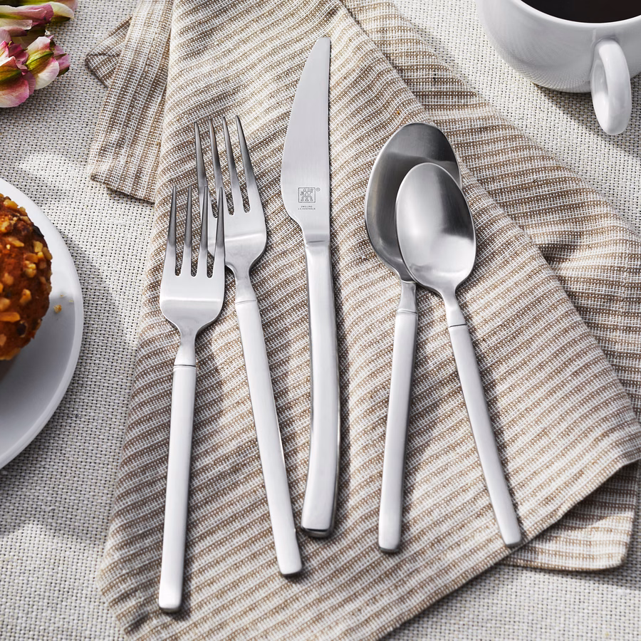 45-pc Opus Satin Flatware Set, 18/10 Stainless Steel