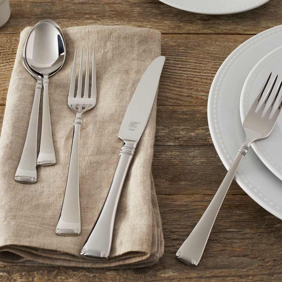 45-pc Flatware Set, 18/10 Stainless Steel