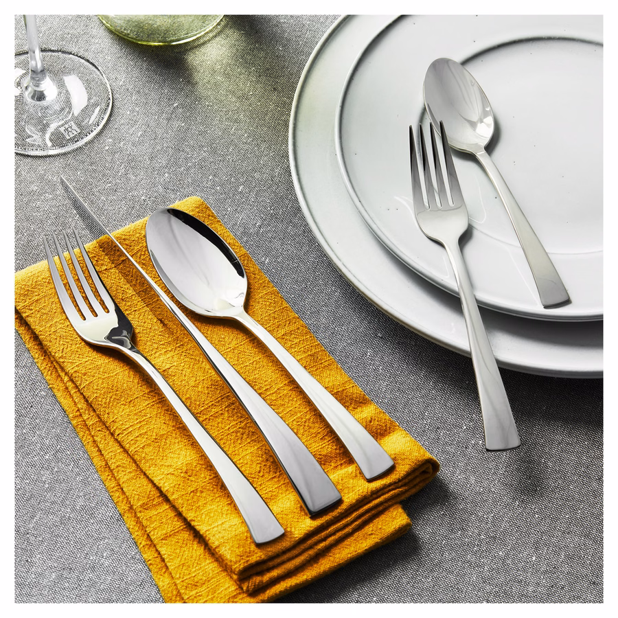 23-pc Flatware Set, 18/10 Stainless Steel, No-Color