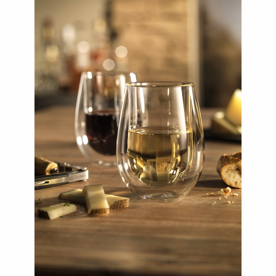 10-oz / 8-pc Stemless White Wine Glass Set
