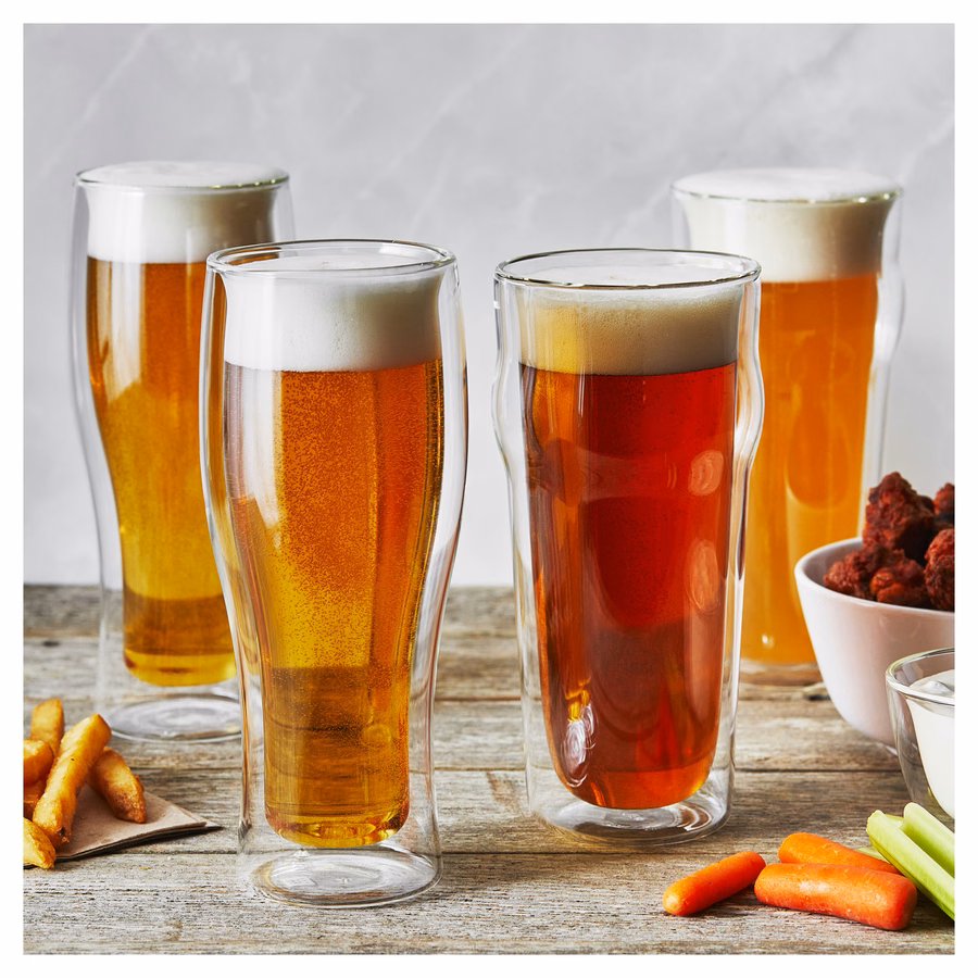4-pc, Beer Glass Set