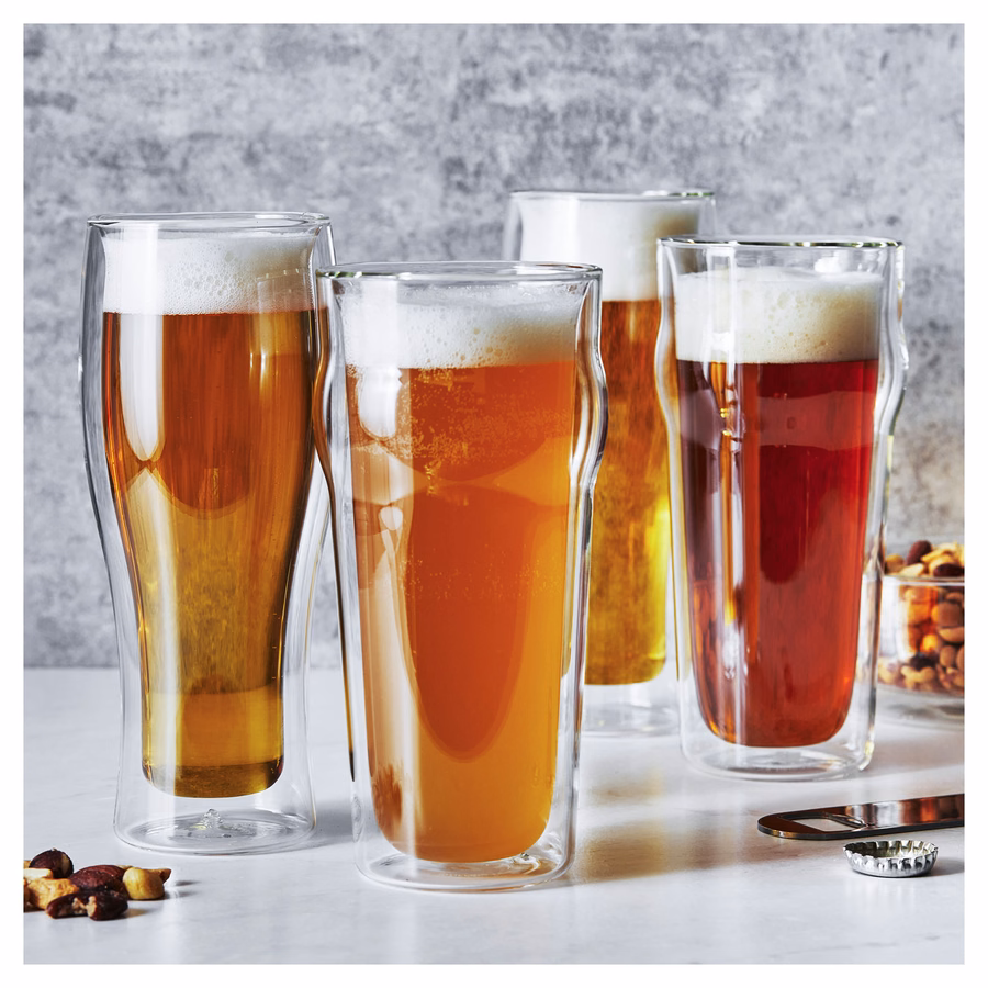 4-pc, Beer Glass Set