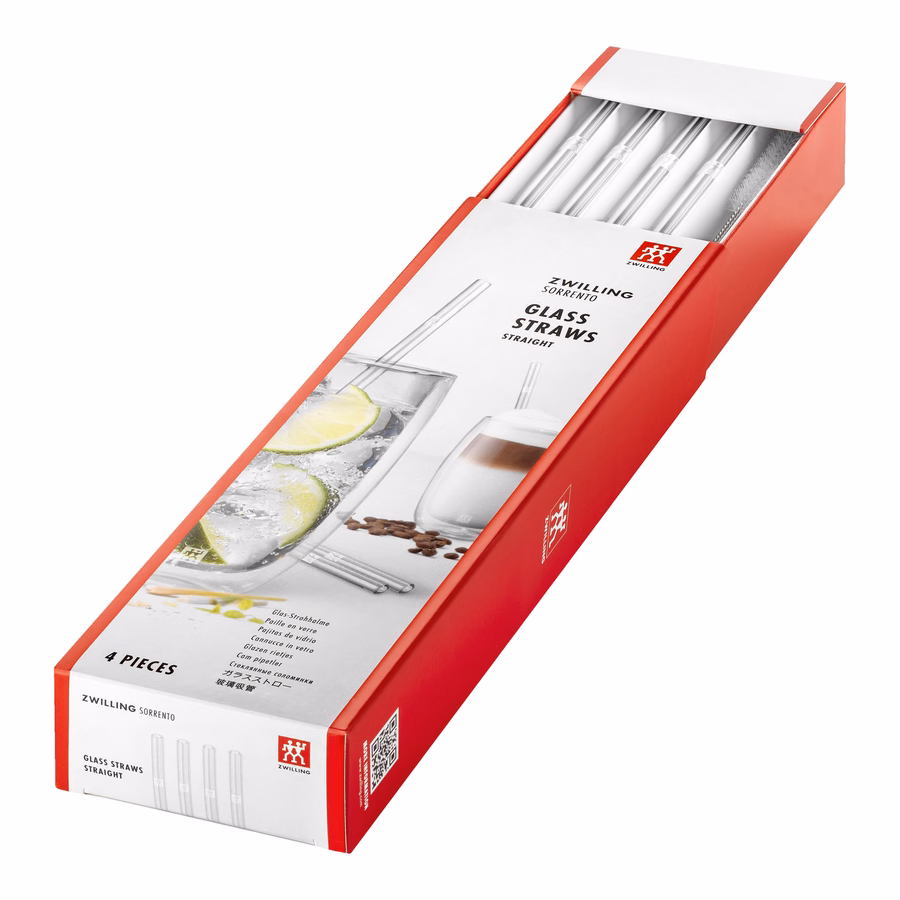 Glass Straw - Clear - Straight Set