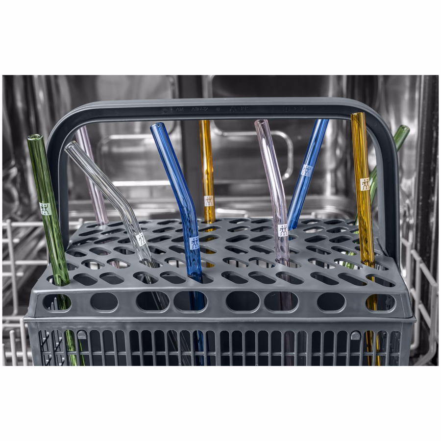 Glass Straw - Colored - Straight Set