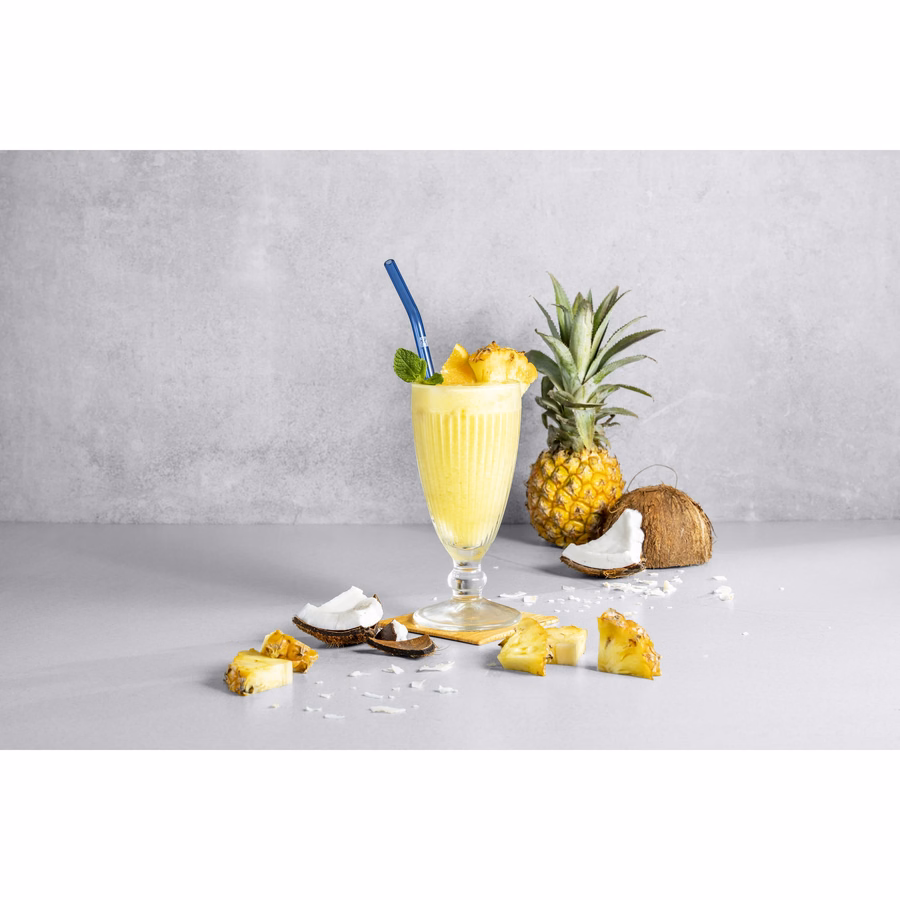 Glass Straw - Colored - Bent Set