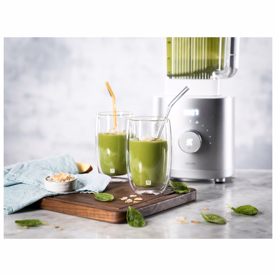 Glass Straw - Colored - Bent Set