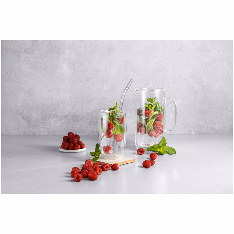 Glass Straw - Colored - Bent Set